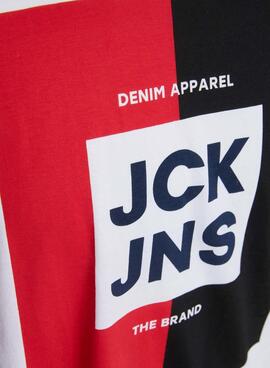 T-Shirt Jack & Jones Oscar Blanc pour Homme