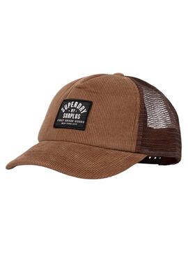 Casquette Superdry Vintage Graphic Brun pour Femme