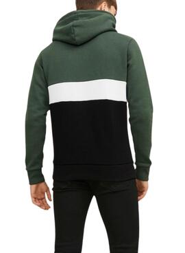 Sweat Jack & Jones Reid Block Vert Homme