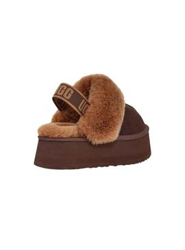 Zuecos UGG Funkette Marron pour Femme