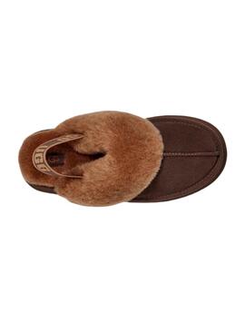 Zuecos UGG Funkette Marron pour Femme
