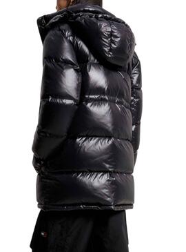 Veste Tommy Jeans Midi Alaska Noire Femme