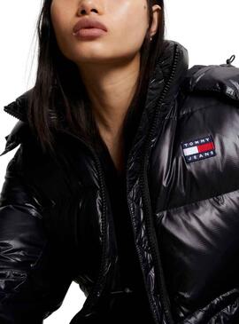 Veste Tommy Jeans Midi Alaska Noire Femme