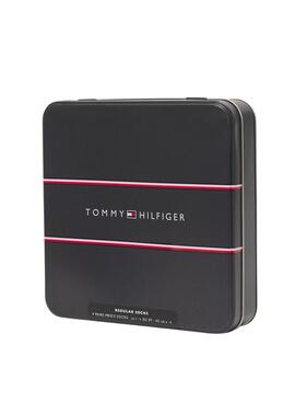 Pack 4 Chaussettes Tommy Hilfiger Giftbox Homme