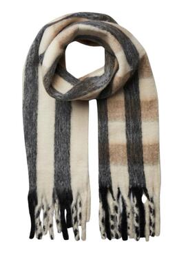 Écharpe Pieces Jolène Long Gris pour Femme