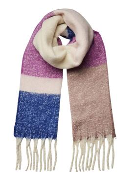 Écharpe Pieces Être Long Blanc pour Femme