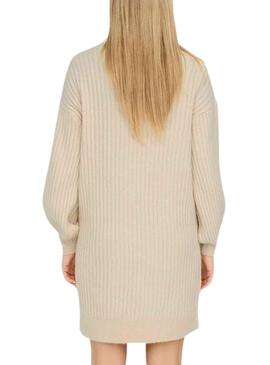 Robe Only Lallie Beige pour Femme