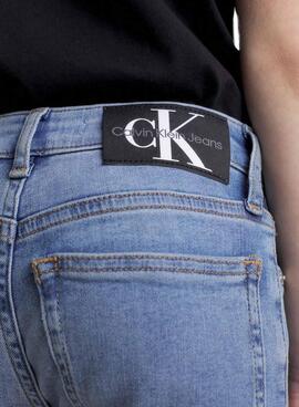 Pantalon Calvin Klein Skinny Milieu Rise Denim Garçon