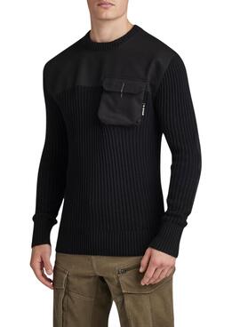 Pull G-Star Army Noire pour Homme