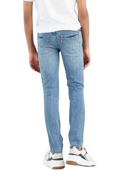 Pantalon Levis 510 Skinny Fit Bleu pour Garçon