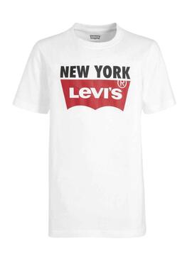 T-Shirt Levis Destination Blanc pour Garçon