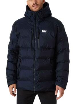 Parka Helly Hasen Puffy Bleu Marine pour Homme