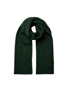 Écharpe Pieces Jeslin Vert pour Femme