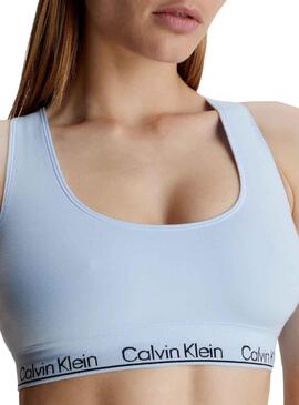 Soutien-gorge Calvin Klein Racerback Blanc pour Femme