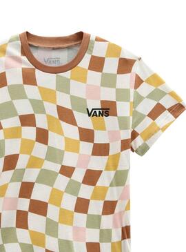 T-Shirt Vans Checker Print Multi pour Garçon et Fille