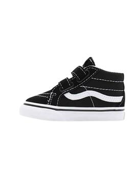 Baskets Vans Sk8 Mid Reissue Noires pour Bébé