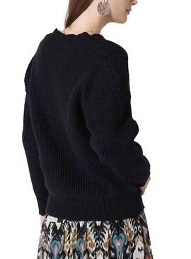 Veste Naf Naf Knitted Canale Noire pour Femme