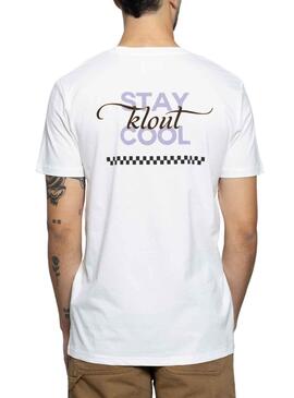 T-Shirt Klout Cool Blanc Unisex