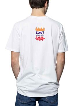 T-Shirt Klout Blanc Millán I Blanc Unisex