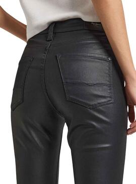 Pantalon Pepe Jeans Regent Skinny Noire pour Femme