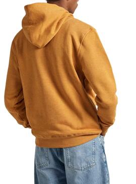 Sweat Pepe Jeans Nouvel Hoodie Jaune Homme