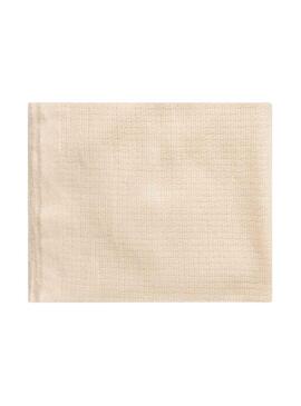 Echarpe Naf Naf Metalisé Beige pour Femme