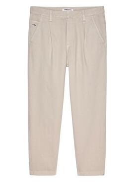 Pantalon Tommy Jeans Bax Beige pour Homme