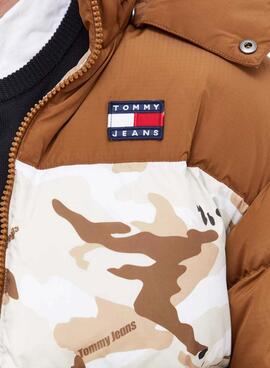 Veste Tommy Jeans Alaska Camouflage pour Homme