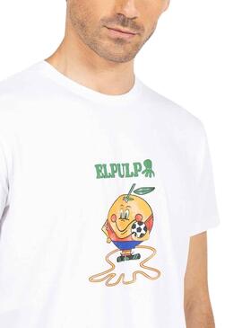 T-Shirt El Pulpo Naranjito RFEF Blanc Homme