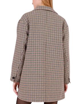 Manteaux Naf Naf Oversize Pata De Gallo pour Femme