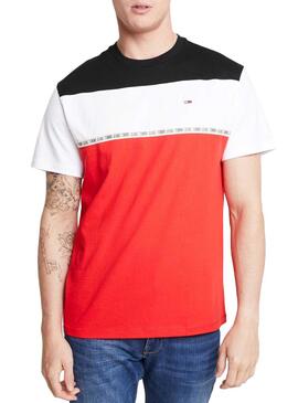 T-Shirt Tommy Jeans Colorblocked Tape Homme