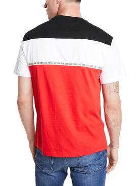 T-Shirt Tommy Jeans Colorblocked Tape Homme
