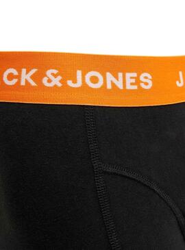 Slip Jack & Jones A donné Pack 3 Noire