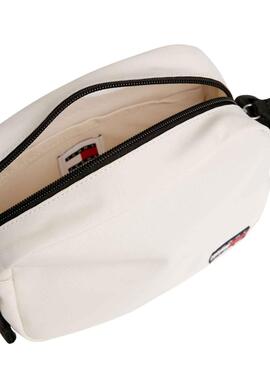Sac à main Tommy Jeans Quotidien Crossover Blanc Femme