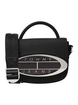 Sac à main Tommy Jeans Origine Crossover Noire Femme