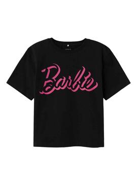 T-Shirt Name It Dalina Barbie Noire pour Fille