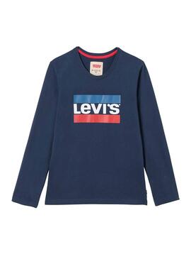 T-Shirt Levis HeroLe Blue Marin Enfante