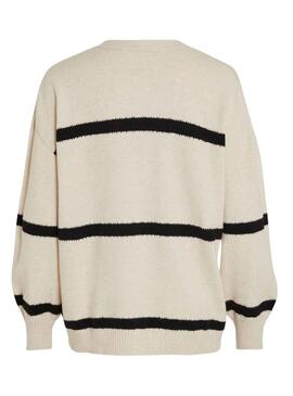 Veste Vila Viril Stripe Noire et Blanc