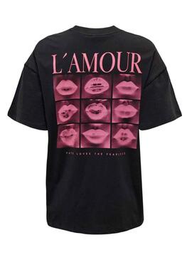 T-Shirt Only Sara Noire pour Femme