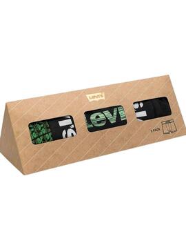 Slip Levis Logo Box Vert pour Homme