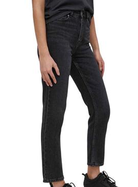 Pantalon Jeans Only Emily Ank Noire NAS997 Femme