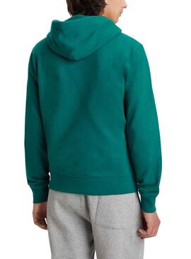 Sweat Levis Hoodie Basic Vert pour Homme