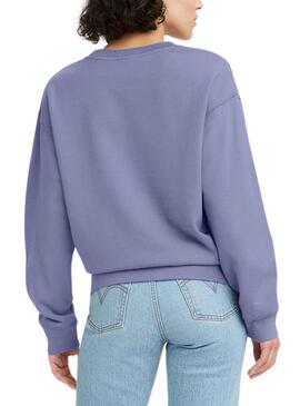 Sweat Levis Basic Lilas pour Femme