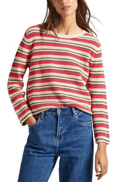 Pull Pepe Jeans Gala Rayures pour Femme