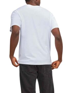 T-Shirt Jack & Jones Paulos Blanc pour Homme