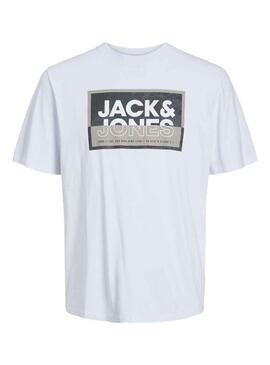 T-Shirt Jack & Jones Logan Blanc pour Garçon