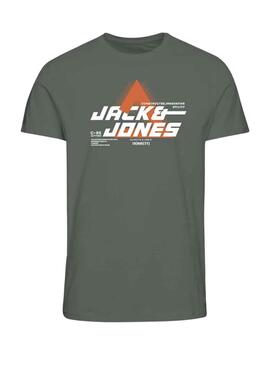 T-Shirt Jack & Jones Cophoto Vert pour Garçon
