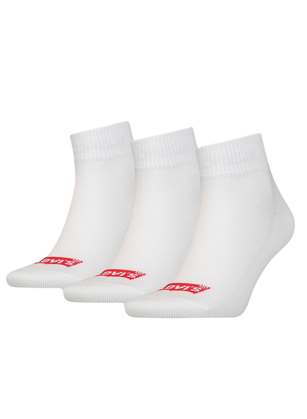 Chaussettes Levis Coupe moyenne Batwing Blanc Unisex