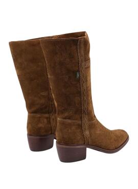 Bootss Dakota Boots Campera Baja Cuir Brun Femme