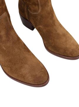 Bootss Dakota Boots Campera Baja Cuir Brun Femme